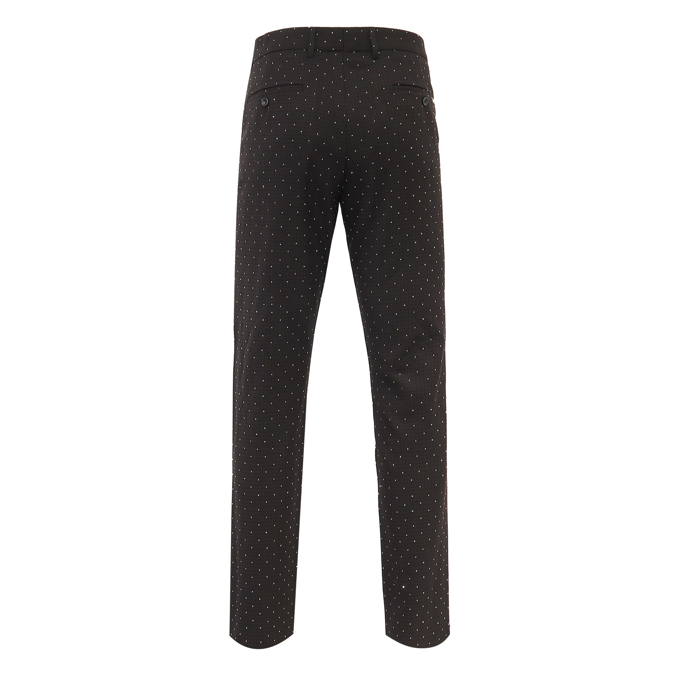 Crystal Checks BLACK/SILVER