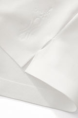 Ornate Trim Polo WHITE