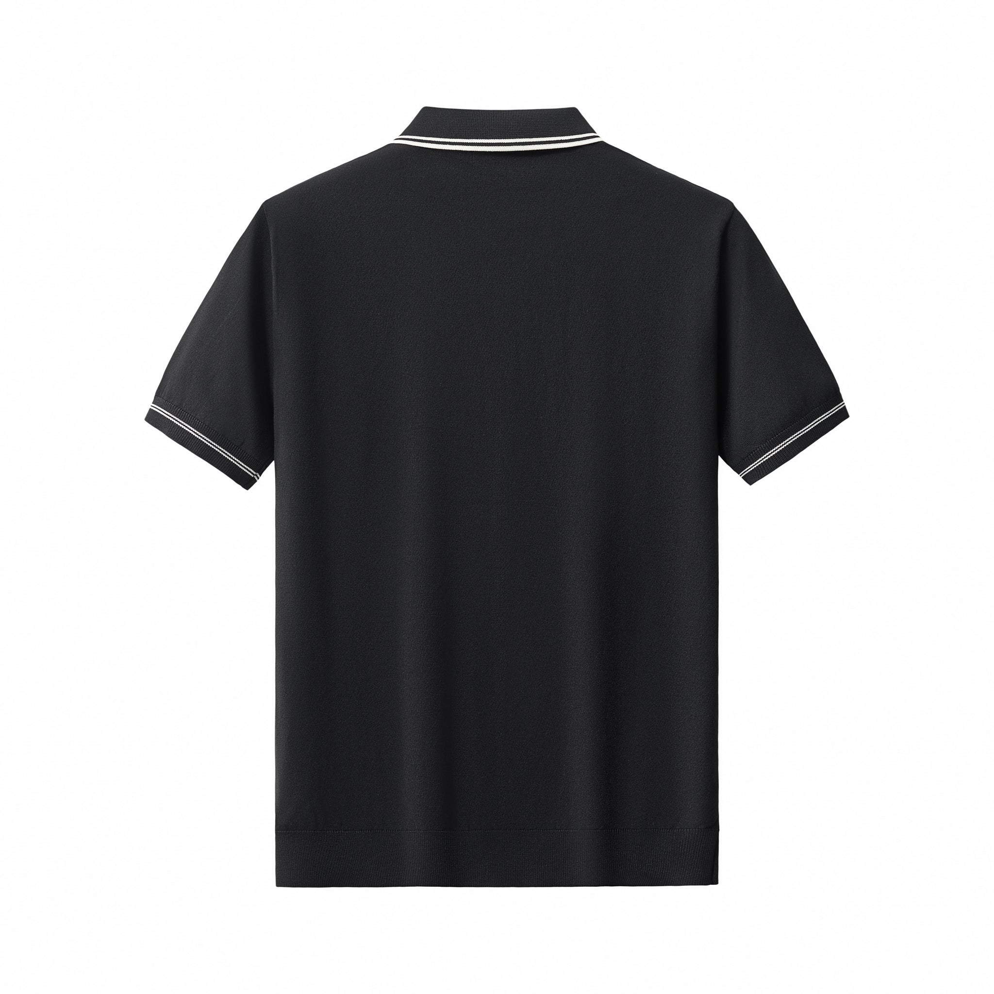 Urban Pulse Zip Polo BLACK