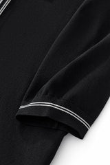 Urban Pulse Zip Polo BLACK