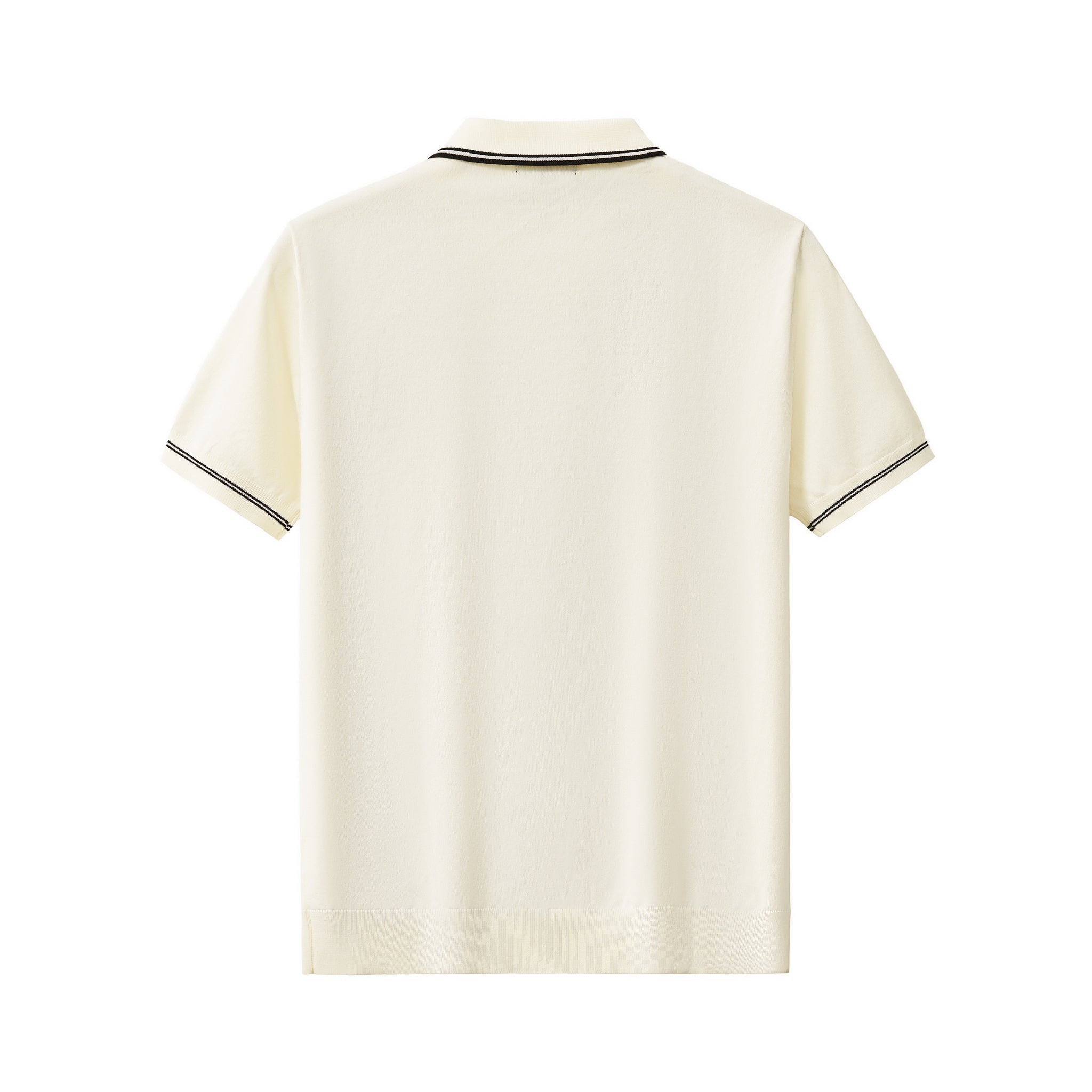 Urban Pulse Zip Knit Polo IVORY – Franky Fashion