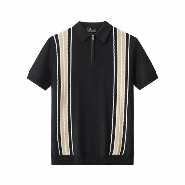 【ok.soon】polo knit ブラック サイズ1 02043190-