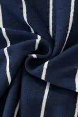 ModStripe Knit Shirt NAVY/WHITE