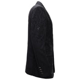 Crystal Command Blazer BLACK