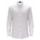 Barocco Regret Free Men's 4-Way Stretch Shirt - White
