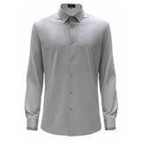Barocco Regret Free Men's 4-Way Stretch Shirt - Silver