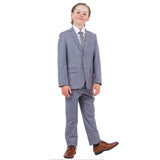 Stacy Adams Boy's 5pc Solid Suit