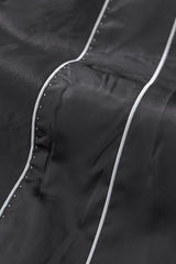 Barocco Valent Noir Men's Velvet Blazer - Black