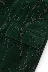 Valent Velvet Blazer GREEN