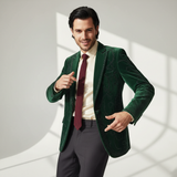 Valent Velvet Blazer GREEN