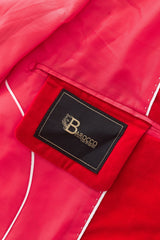 Valent Velvet Blazer RED