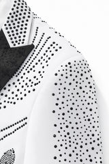 Celestial Wave Blazer WHITE/BLACK