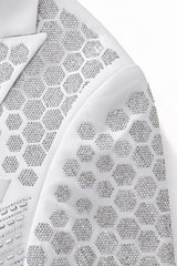 Radiant Hex Crystal Blazer WHITE/SILVER