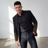 GOLDEN MIRAGE BLAZER BLACK/GOLD