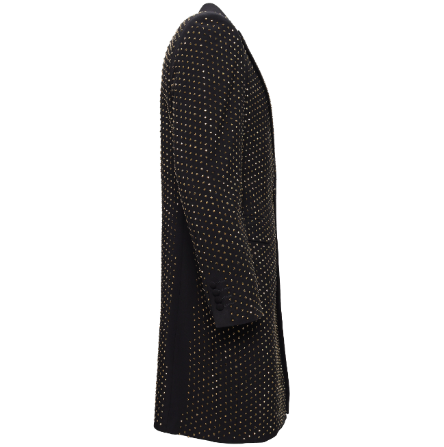 Sparkle The Night Away Long Blazer BLACK/GOLD