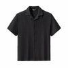 Barocco Loft Men's Textured Shirt & Pants Set - Black
