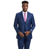 Men's Stacy Adams Sharkskin 3-Piece Suit