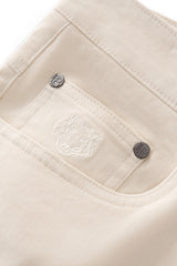 Barocco Apex Men's Stretch Shorts - Beige