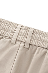 Barocco Apex Drawstring Men's Stretch Shorts - Beige