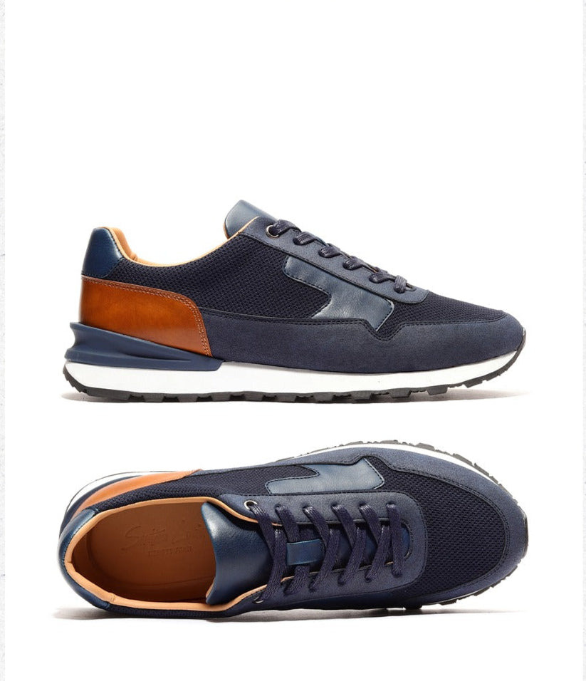 Men's Dressy Leather Sneakers | Smart Casual Shoes – Franky Fashion