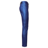 Versatile Vogue Metallic Jeans BLUE