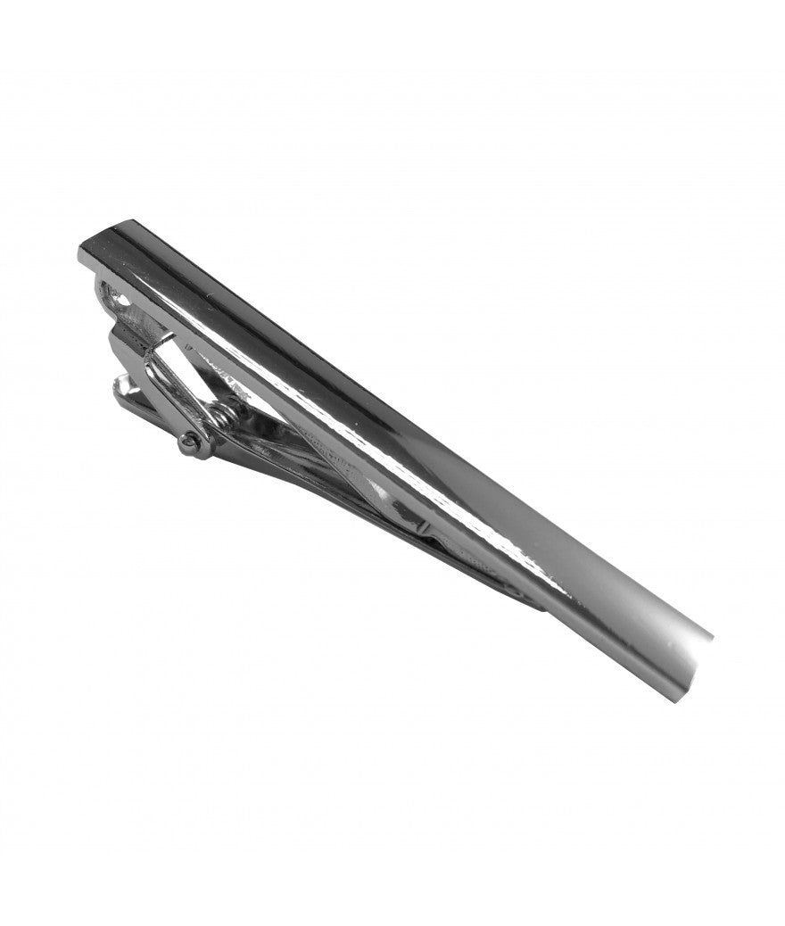 Luxurious Silver Men's Tie Clip 6cm Tie Bar for Standard Ties | TC81