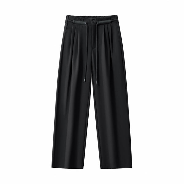 Belmont Pleated Trousers BLACK – Franky Fashion