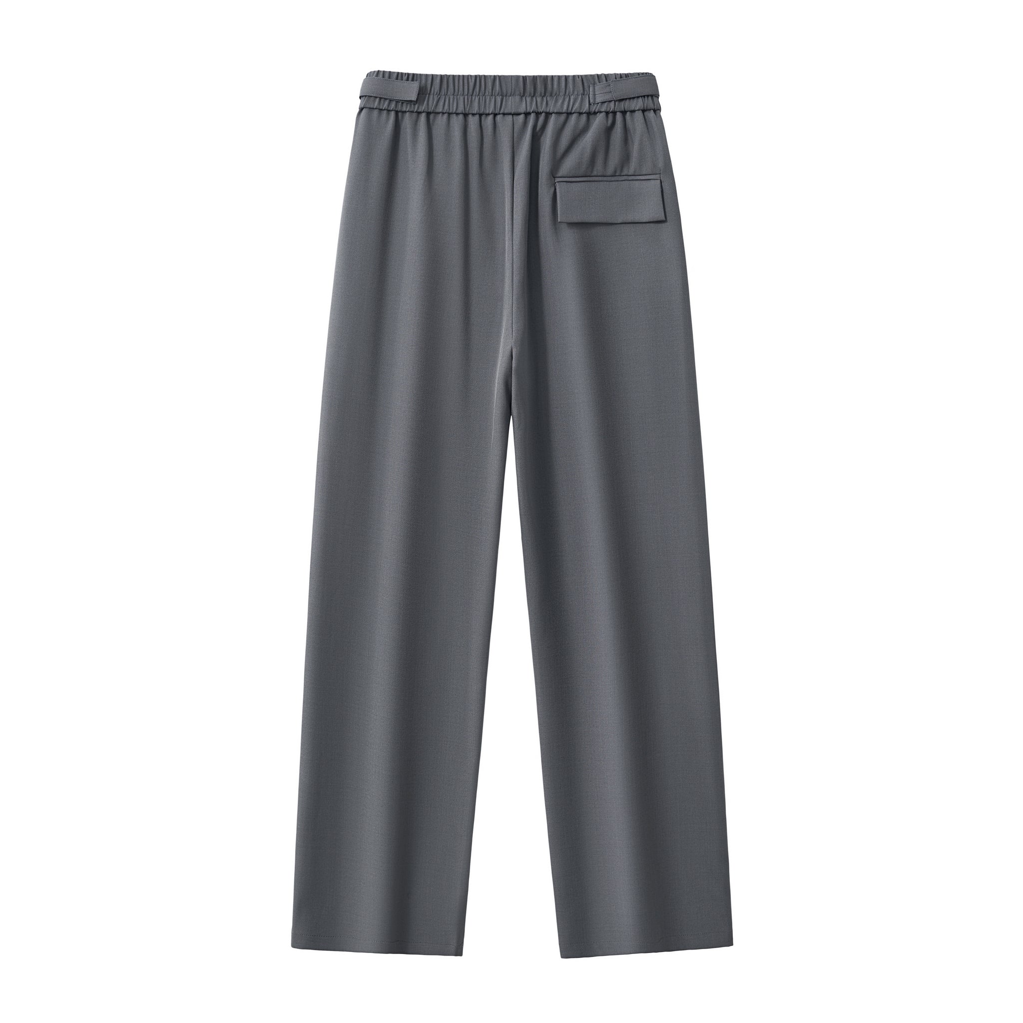 NEU_IN AW25 Front vent trousers グレー Wellington Side-Tab Trousers GREY – Franky Fashion