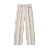 Kingsley Side-Tab Trousers TAUPE