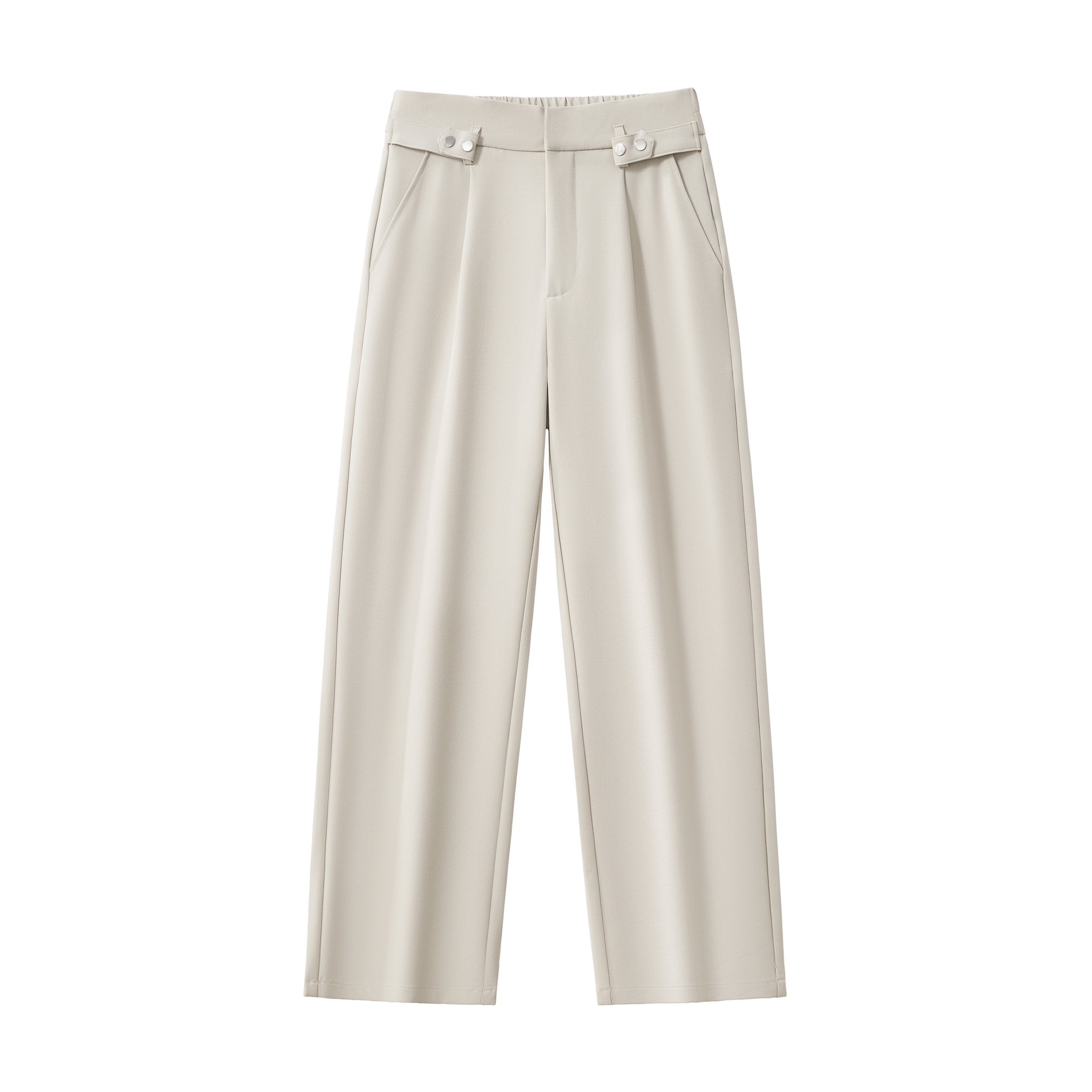 Kingsley Side-Tab Trousers TAUPE