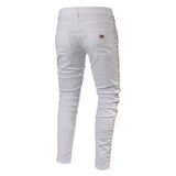Barocco Key Piece Men's Pants - White/Gold