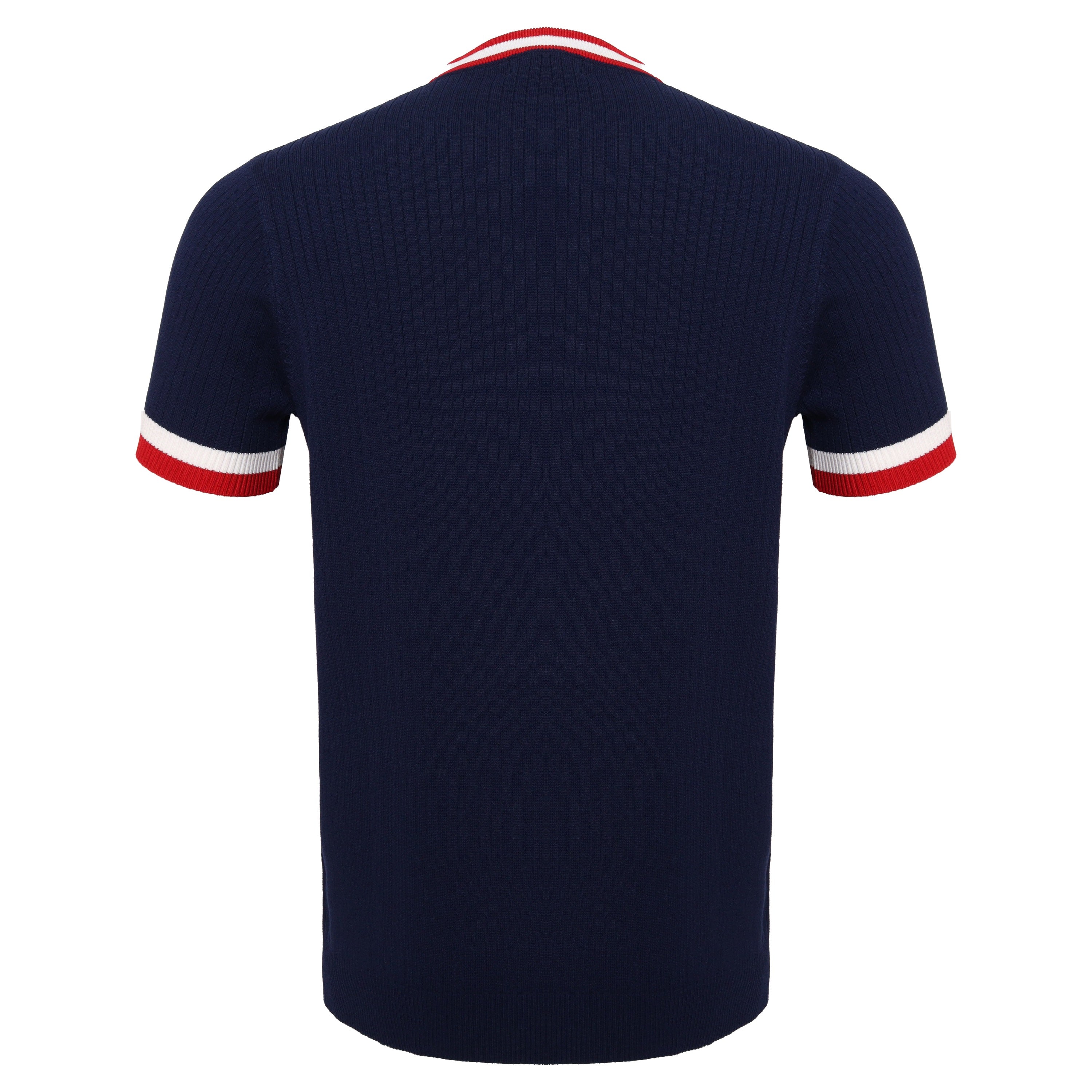Elite Contrast Ribbed Tee NAVY