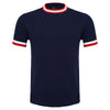 Elite Contrast Ribbed Tee NAVY