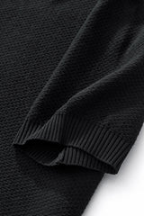 Textura Knit Tee BLACK