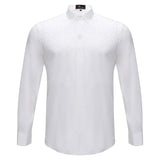 Barocco Thrill Seeker Men's 4-Way Stretch Shirt - White/Royal