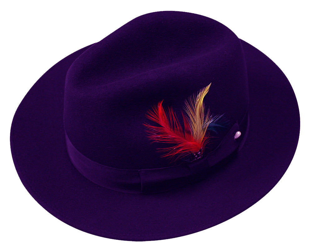 Untouchable Hat-Fedora| UNTOUCHABLE| Purple