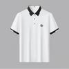 Contrast Trim Performance Polo - El Baron WHITE