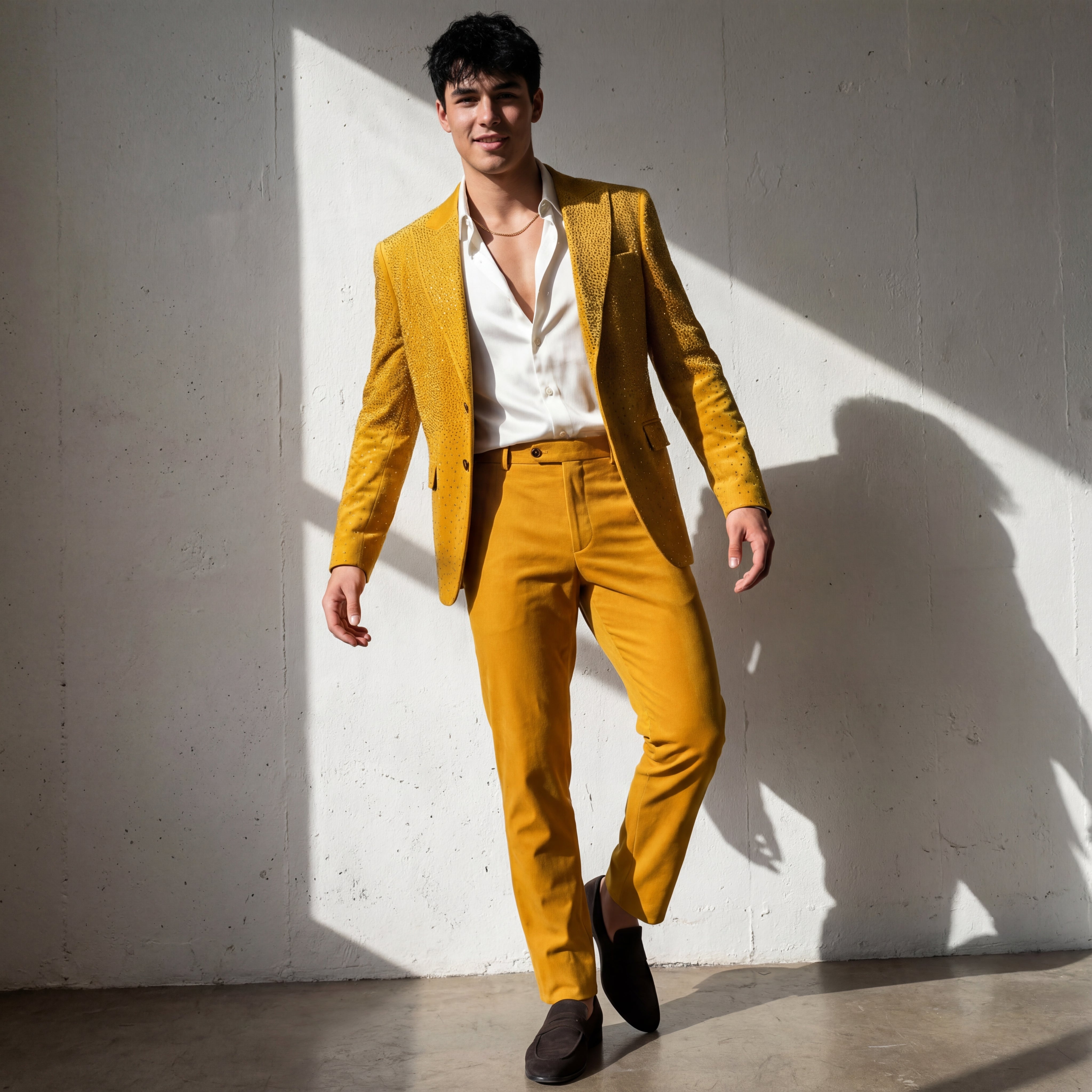 Bold Aura suit GOLD/GOLD