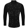 Dazzling Dapper Button-Up Shirt BLACK/BLACK