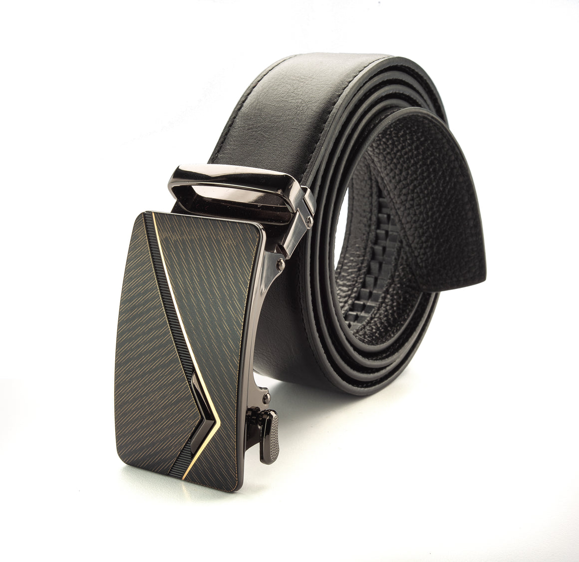 Define Your Style with Royal's High-Quality Men's Leather Track Belts | BELT-25