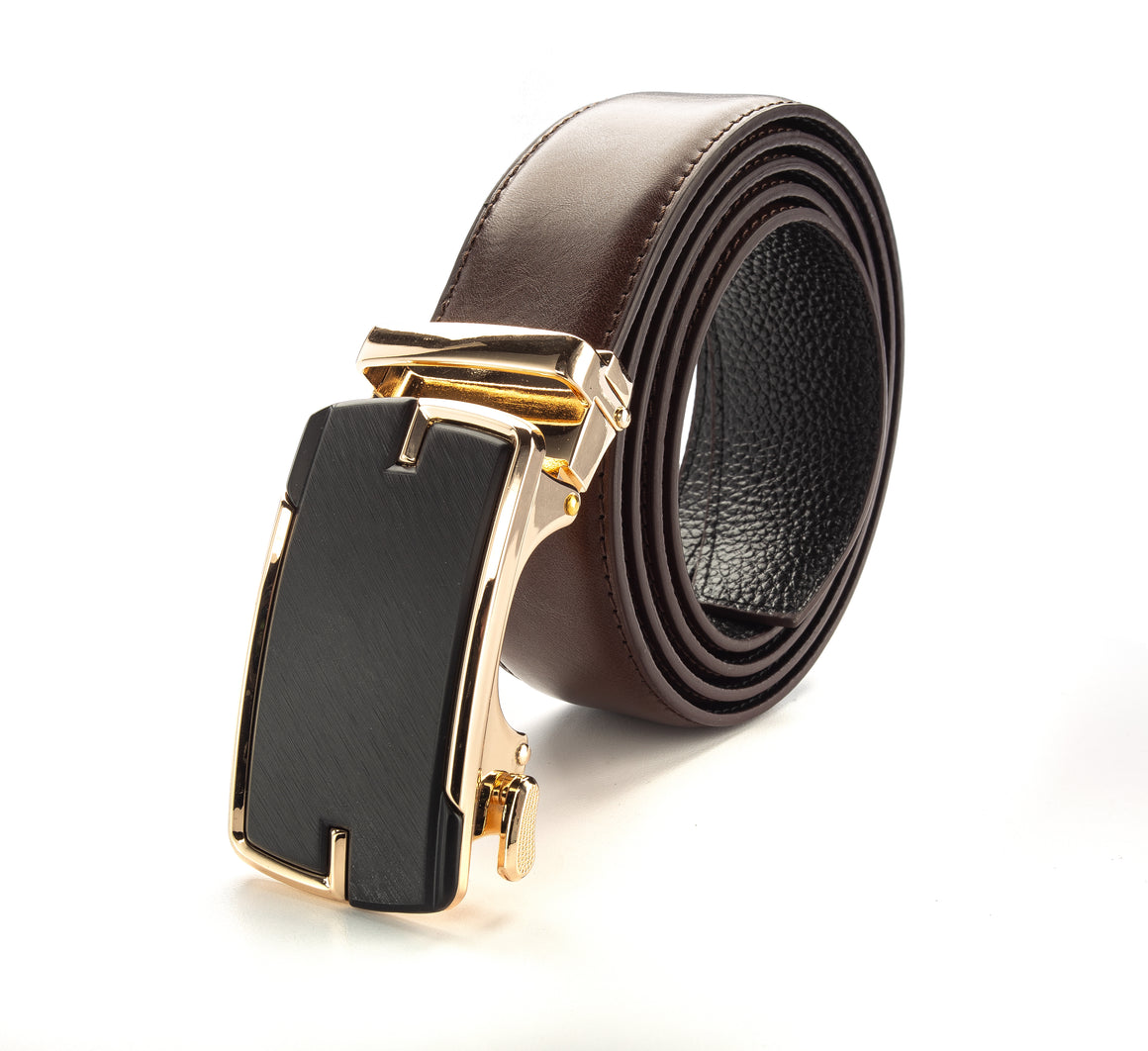 Experience the fusion of formal and casual with Royal's Men's Leather Track Belts | BELT-41
