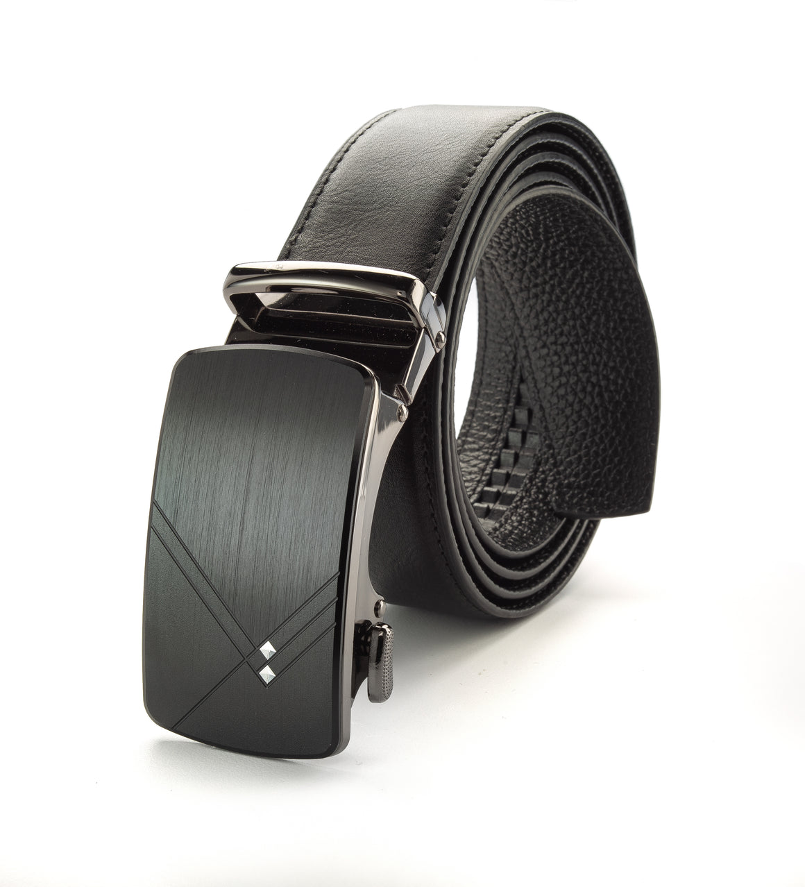 Timeless class with Royal Men's leather track belts, perfect for formal and casual | BELT-55