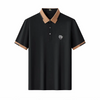 El Baron Contrast Trim Men's Performance Polo - Black