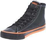 Men’s Black/Orange Nathan Motorcycle Sneakers – Regular Fit | Harley Davidson Nathan D93816