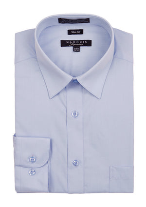 Men's Dress Shirt Button Down Slim-fit | By Marquis | 009SL
