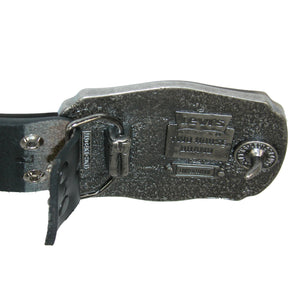 Levis Men's Leather Belt with Removable Antiqued Logo Plaque Buckle | 11LV02P6