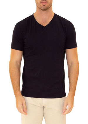 Men's V-Neck T-Shirt 100% Prime Cotton Extra Soft Tag Less | 161573 | CLEARANCE