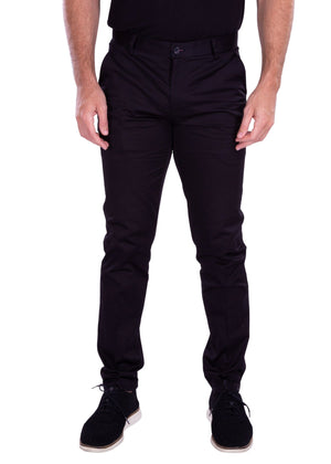 Men's Dress Pants Modern Fit European Design | 183122 | Black, Navy, White