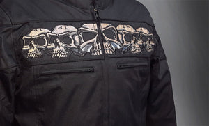 Immortal - Men's Codura Reflective Skull Jacket - FrankyFashion.com