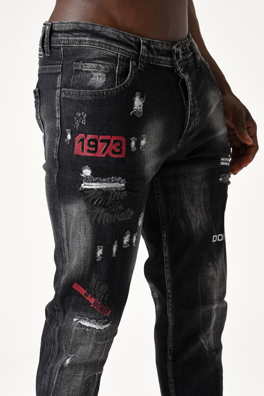 Men's Slim Fit Jean Pants Exclusive Design by Mario Morato